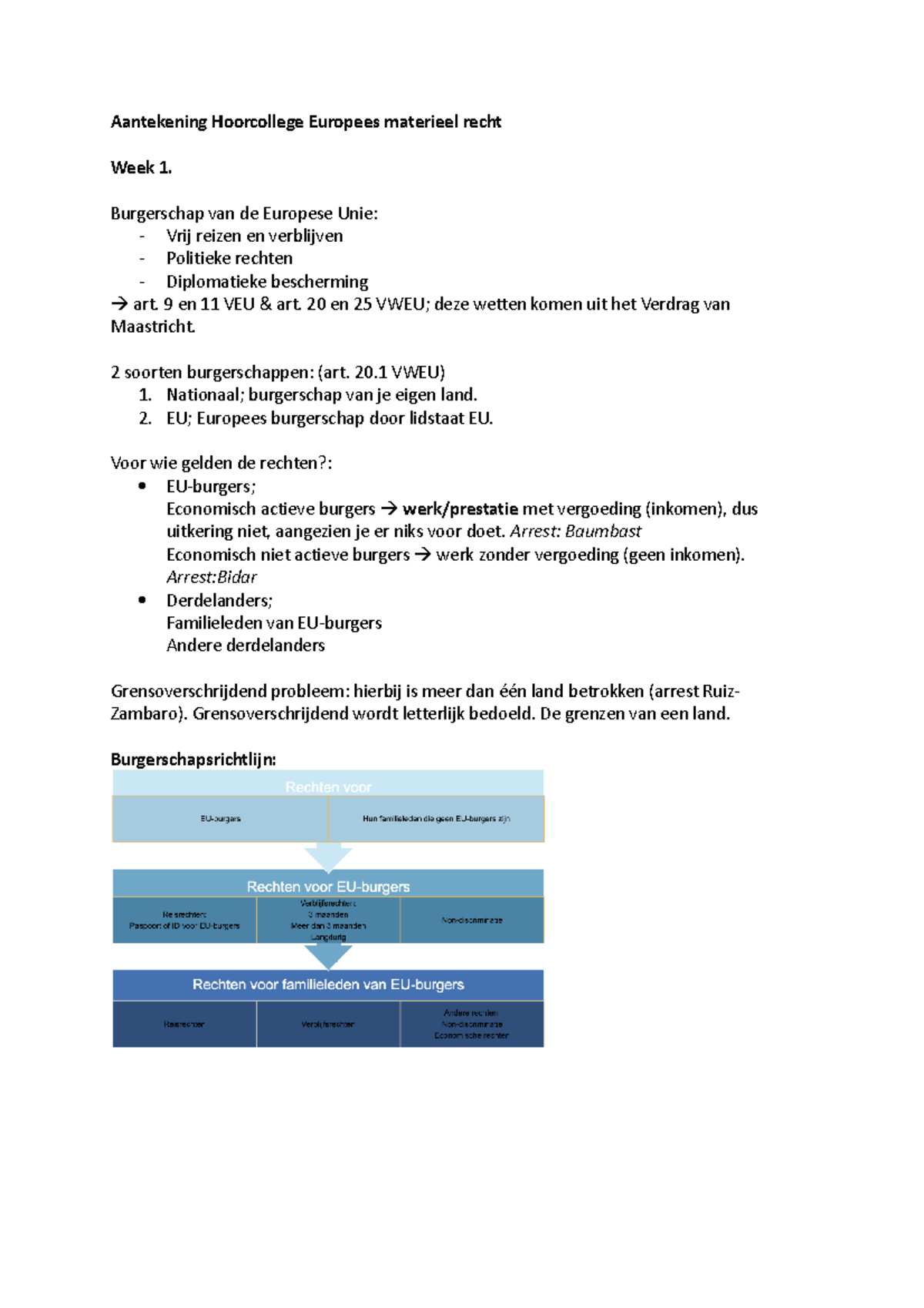 aantekening-europees-materieel-recht-aantekening-hoorcollege-europees