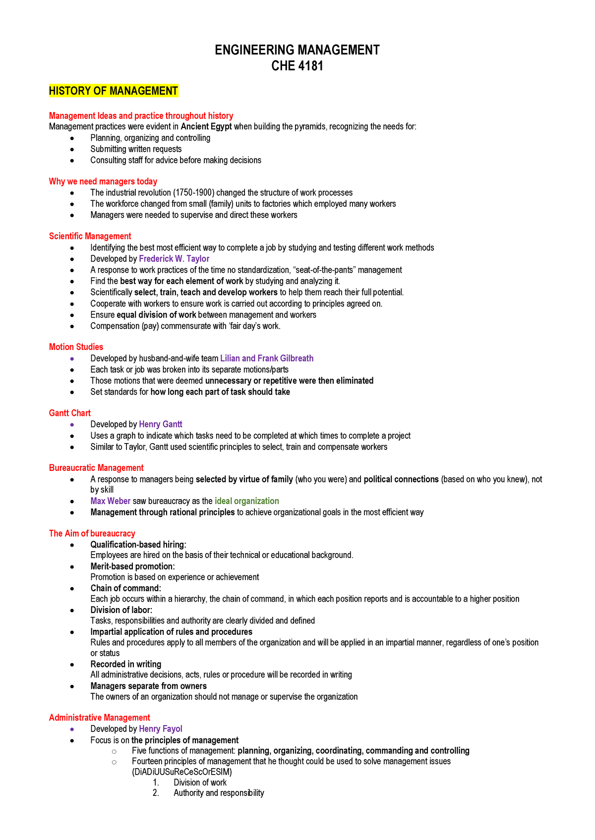 management engineering thesis