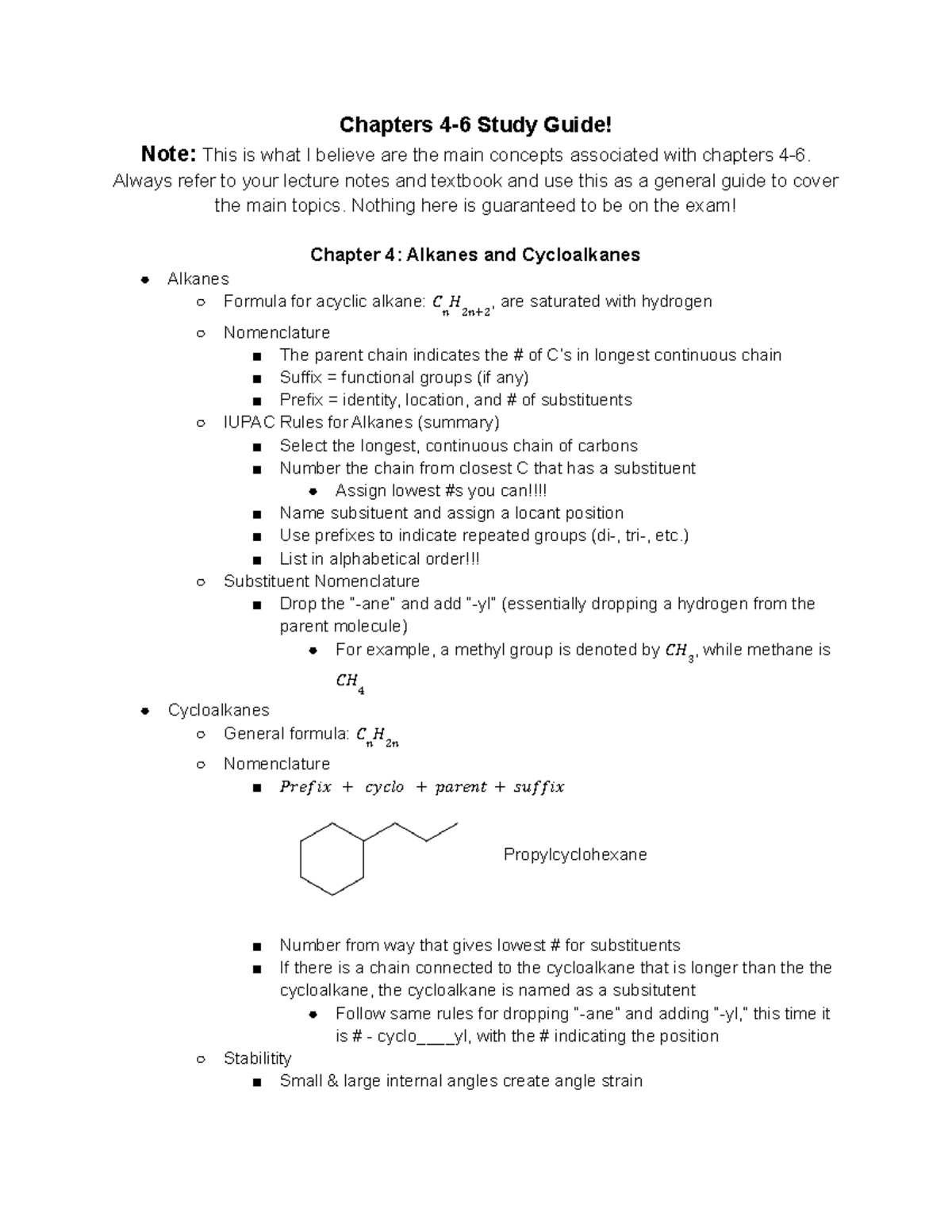 Chapters 4 6 study guide - Chapters 4-6 Study Guide! Note: This is what ...
