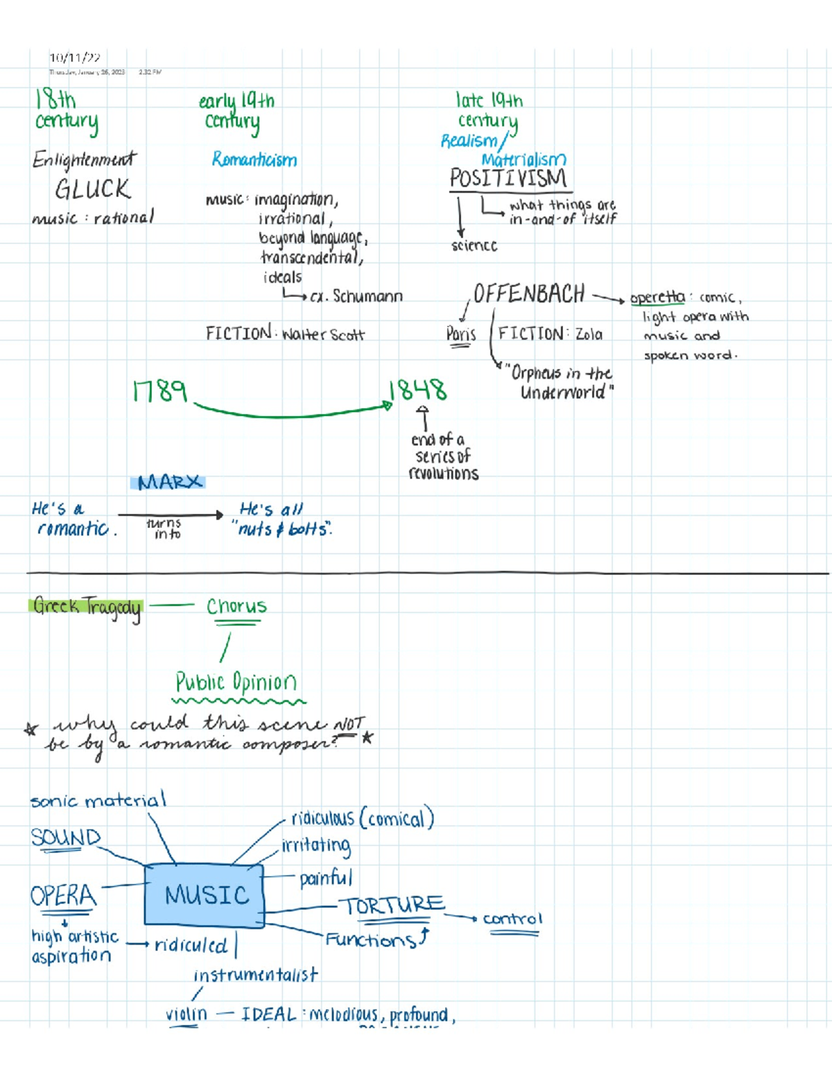 Orpheus Lecture Notes - MUS 333 - Studocu