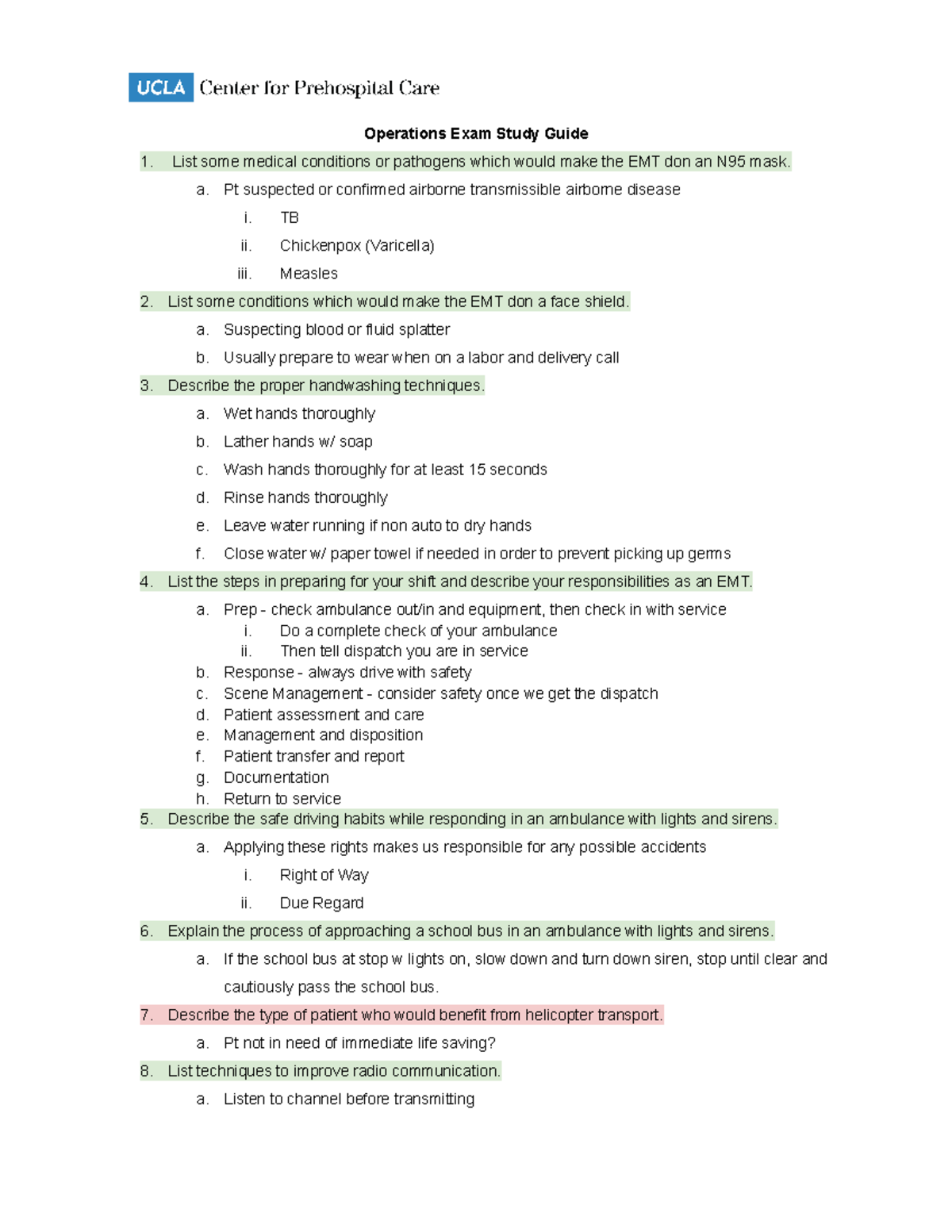 EMT Operations Exam Study Guide Operations Exam Study Guide List Some emt-operations-exam-study-guide-operations-exam-study-guide-list-some