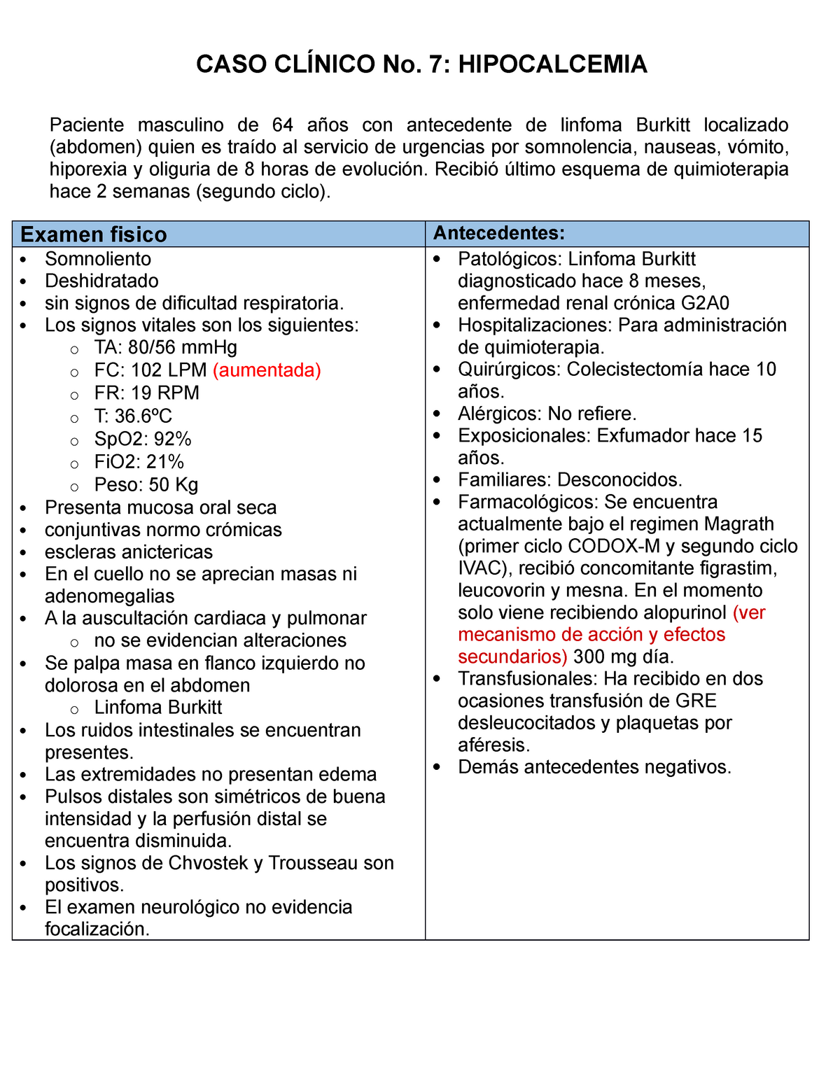 Hipocalcemia Apuntes 1 Bioclinica Integrada Bioclinica I Studocu