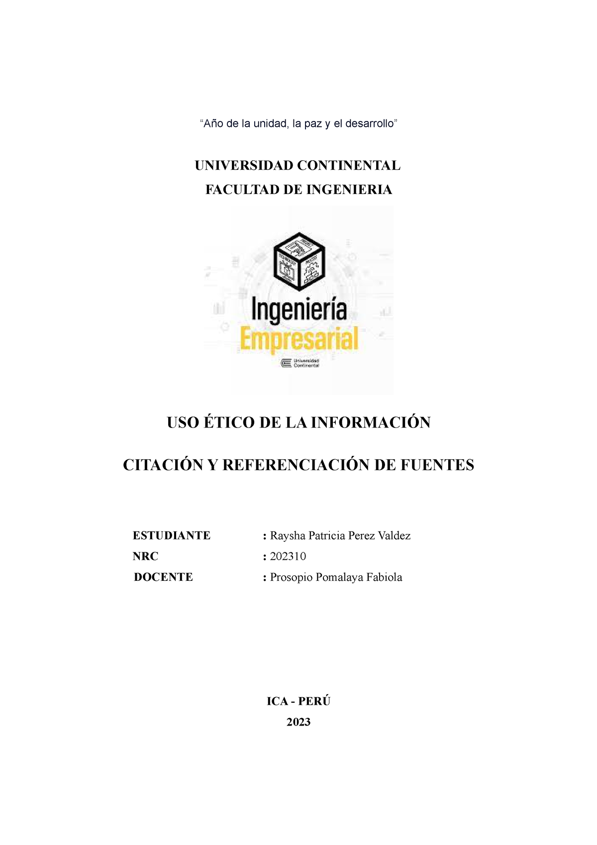 Gestión Del Aprendizaje PA3 - “Año De La Unidad, La Paz Y El Desarrollo ...