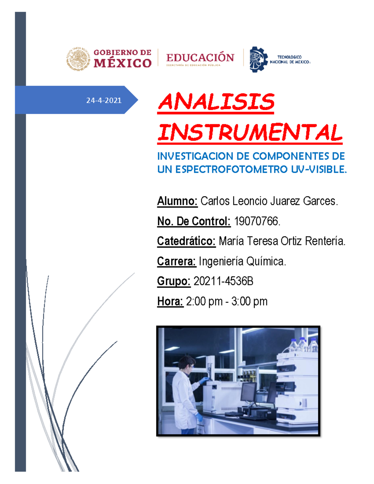 Componentes De Un Espectrofotometro UV- Visible - 24-4- ANALISIS ...