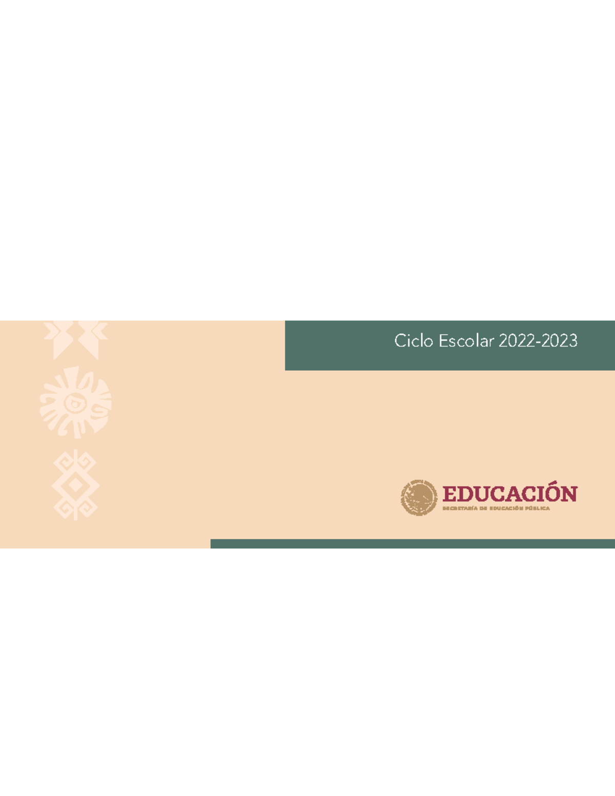 Principios Rectores Y Objetivos De La Educación Inicial Ciclo Escolar