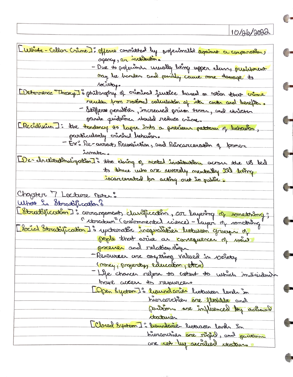 SOCI 101 Lecture Notes - SOCY 101 - Studocu