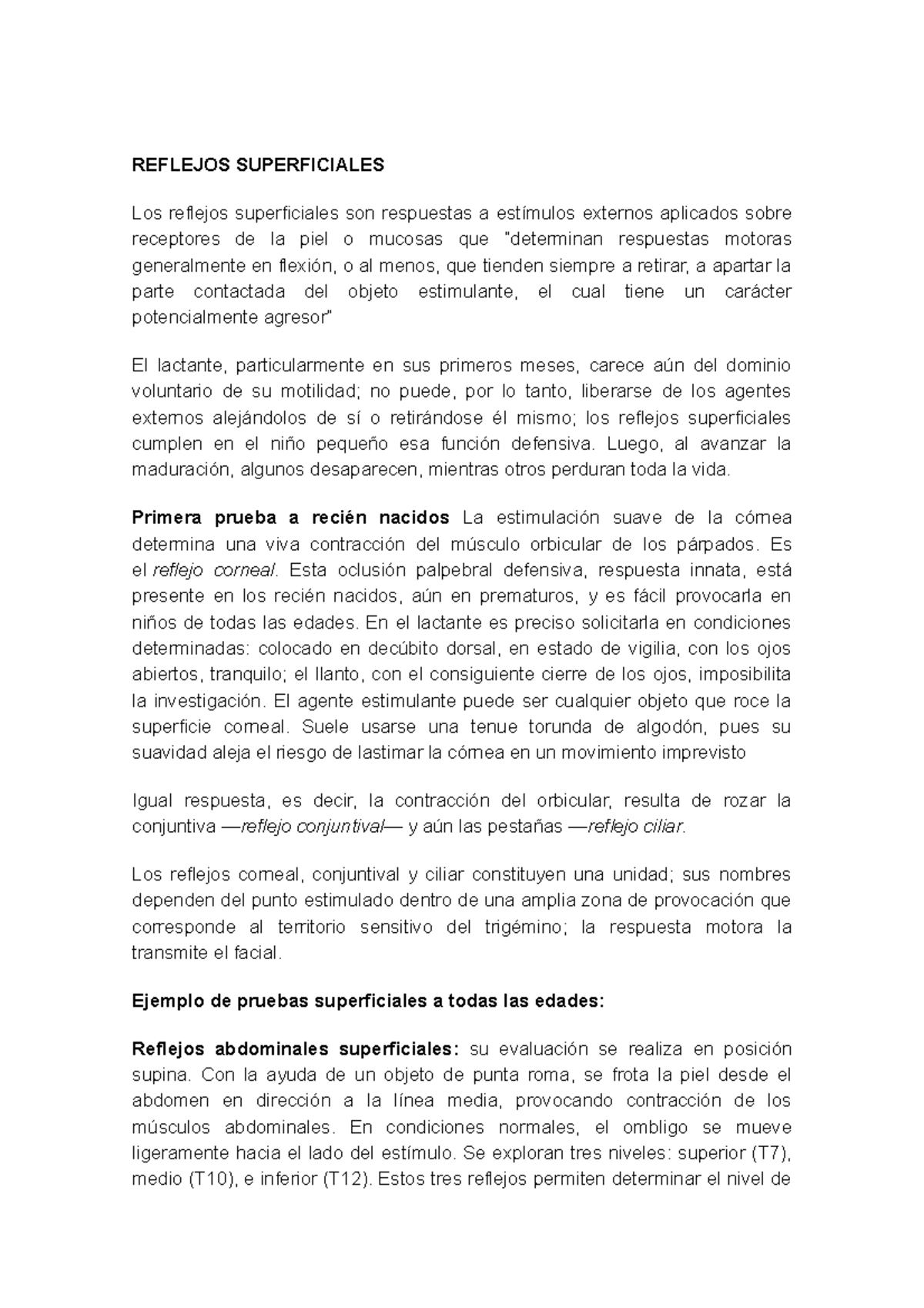 Reflejos superficiales - Luego, al avanzar la maduración, algunos ...