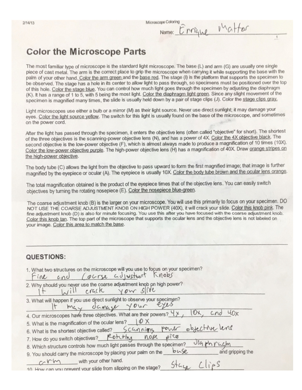 Microscope - Studocu