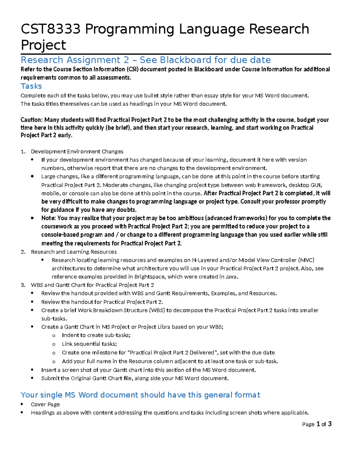 Research Assignment 02 - CST8333 Programming Language Research Project ...