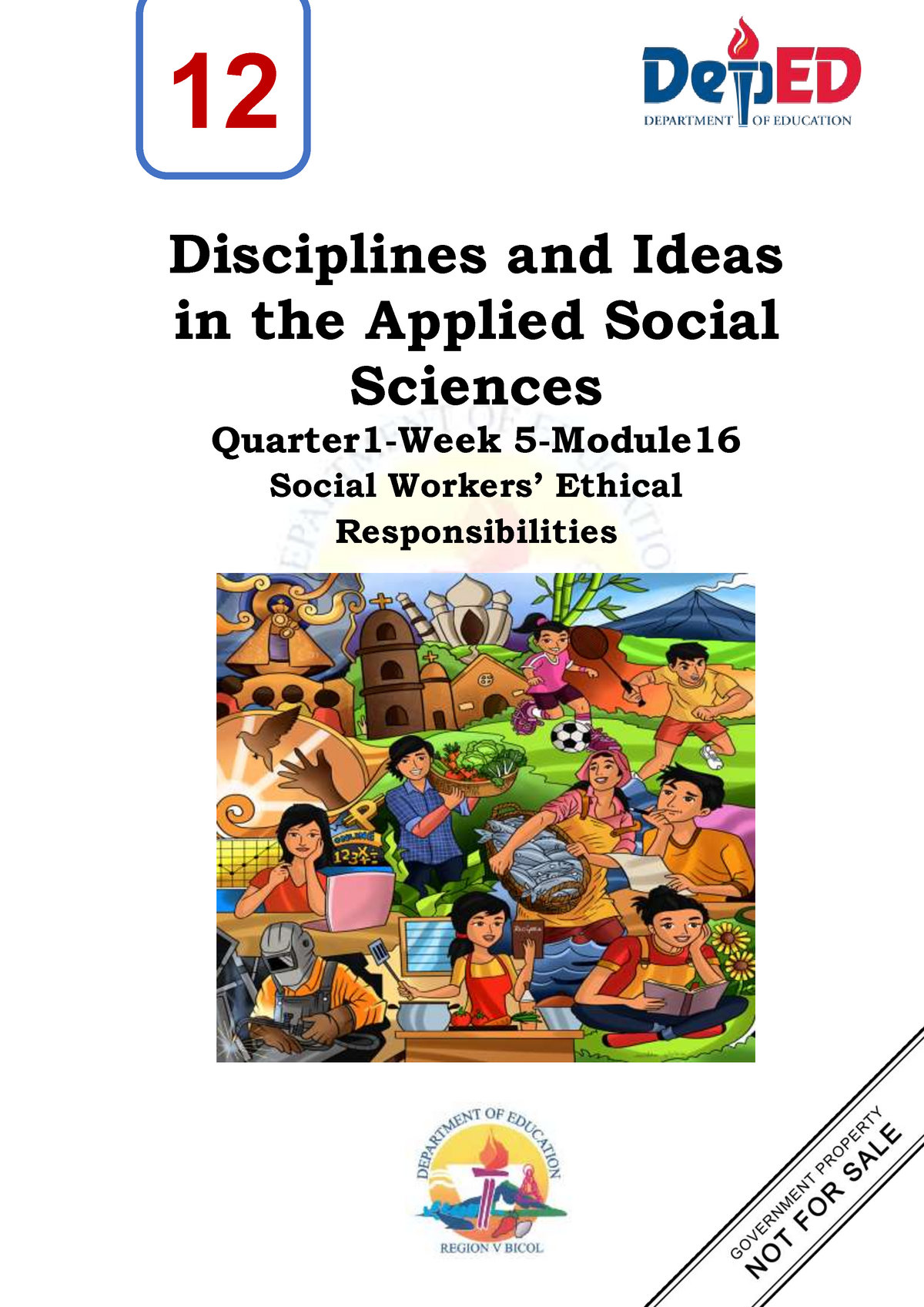 DIASS Quarter 1 Module 16 Social Work Disciplines And Ideas In The 