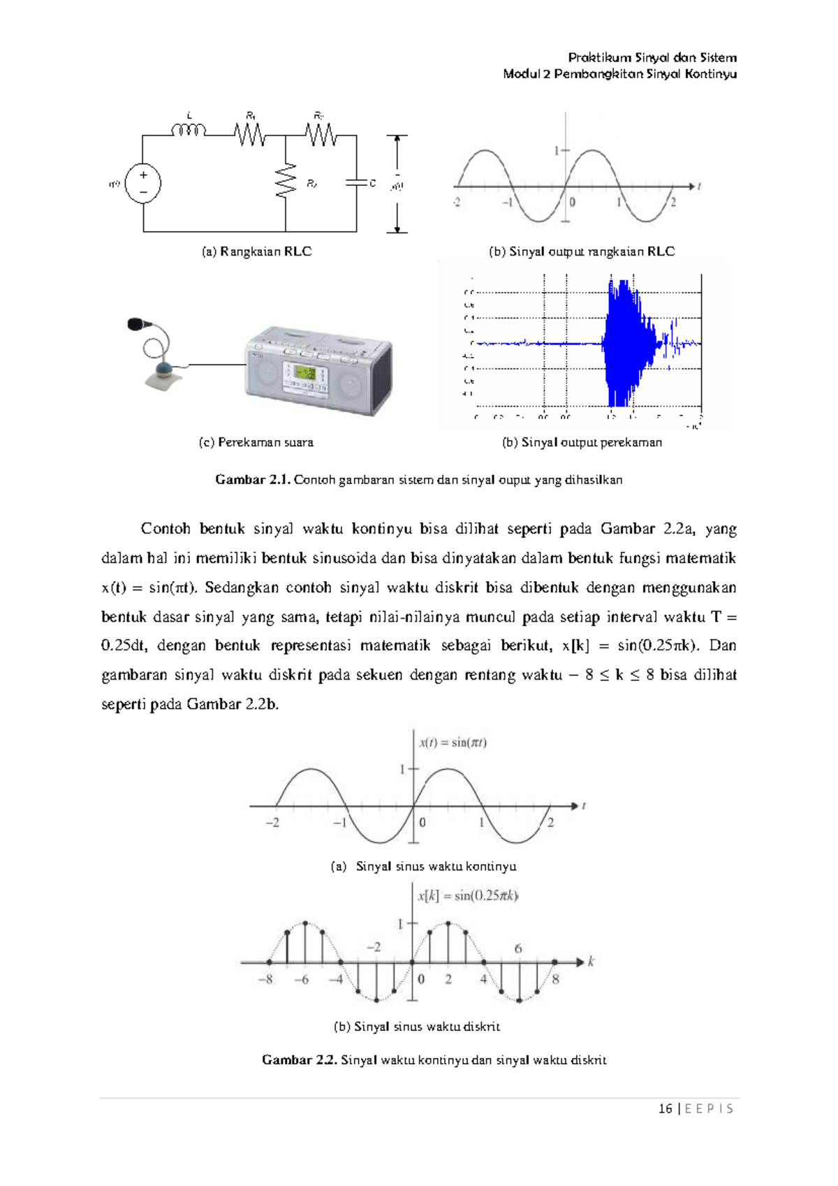 Prak Sinyal Sistem 1-11 - Praktikum Sinyal Dan Sistem Modul 2 ...