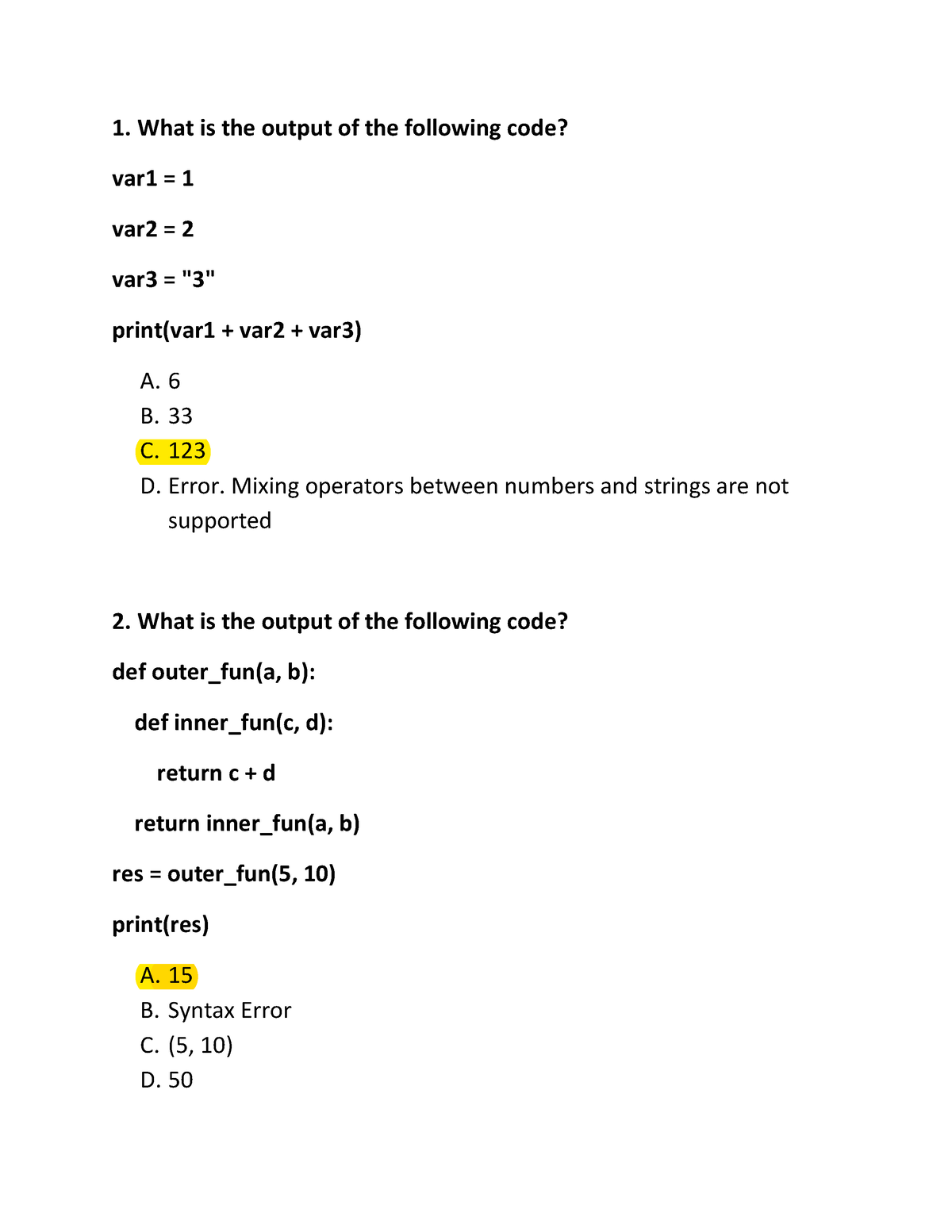 python-mcq-as-on-18-notes-what-is-the-output-of-the-following-code