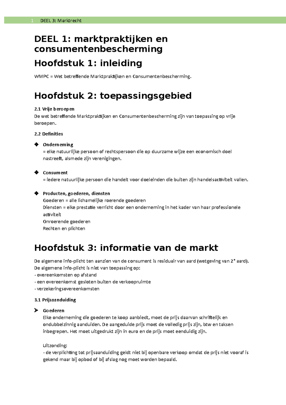 Samenvatting Praktisch Handels- En Economisch Recht - Deel 1-3 - DEEL 3 ...