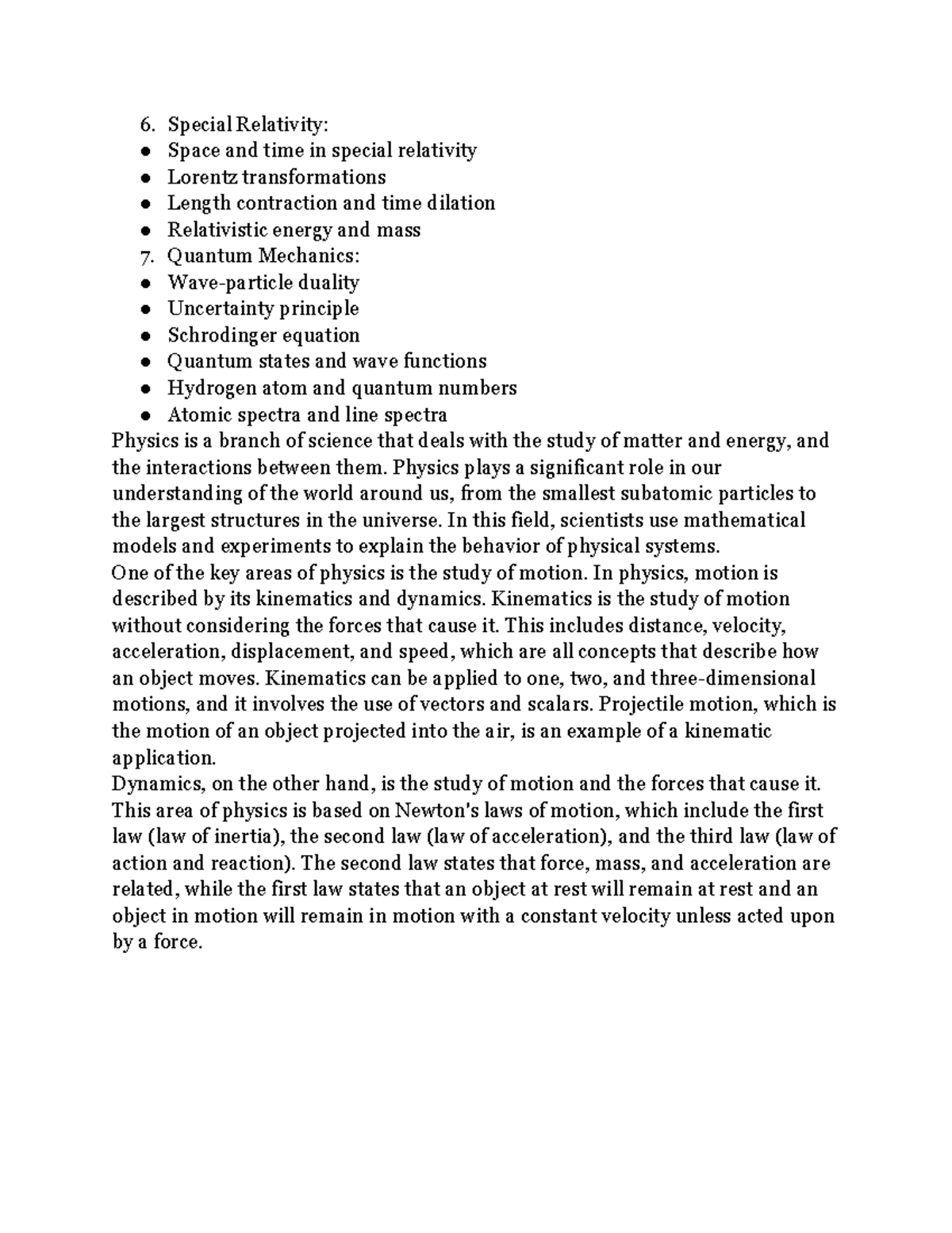Physics notes 2 - Special Relativity: Space and time in special ...