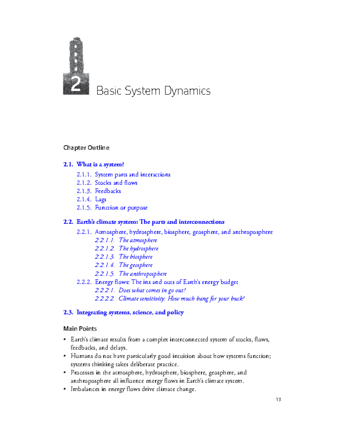 Geography 104 Lecture notes chapter 2 - 2 Basic System Dynamics ...