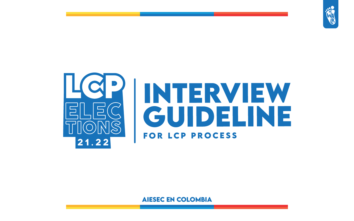 Interview Guideline Booklet 1 - AiESEC EN COLOMBiA GUiDELiNE iNTERViEW ...