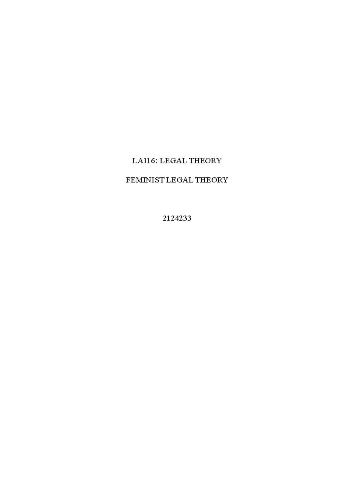 la116-feminist-legal-theory-essay-la116-legal-theory-feminist-legal