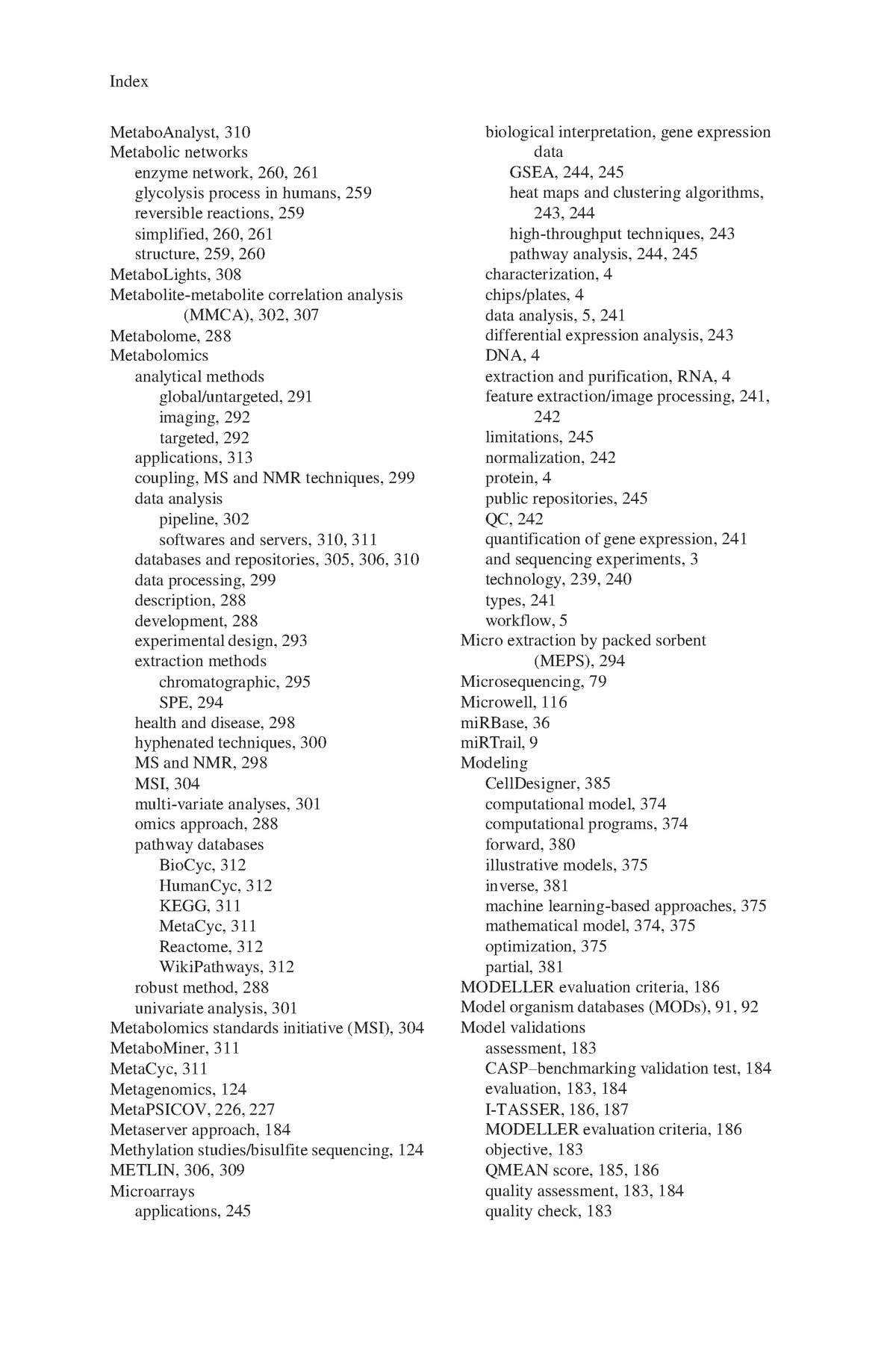 Essentials Of Bioinformatics Notes Metabolic Networks