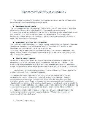 Principles OF Marketing Module 2 for students copy - New Era University ...