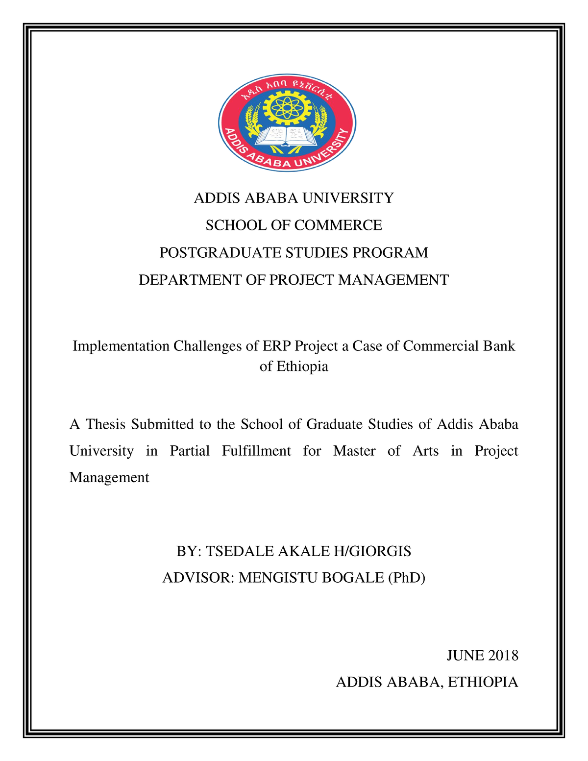 master thesis in addis ababa university pdf 2020