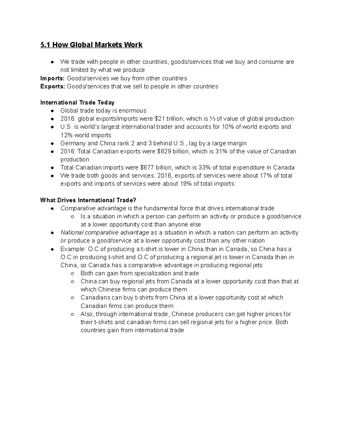 Chapter 7 - Global Markets In Action - 5 How Global Markets Work We ...