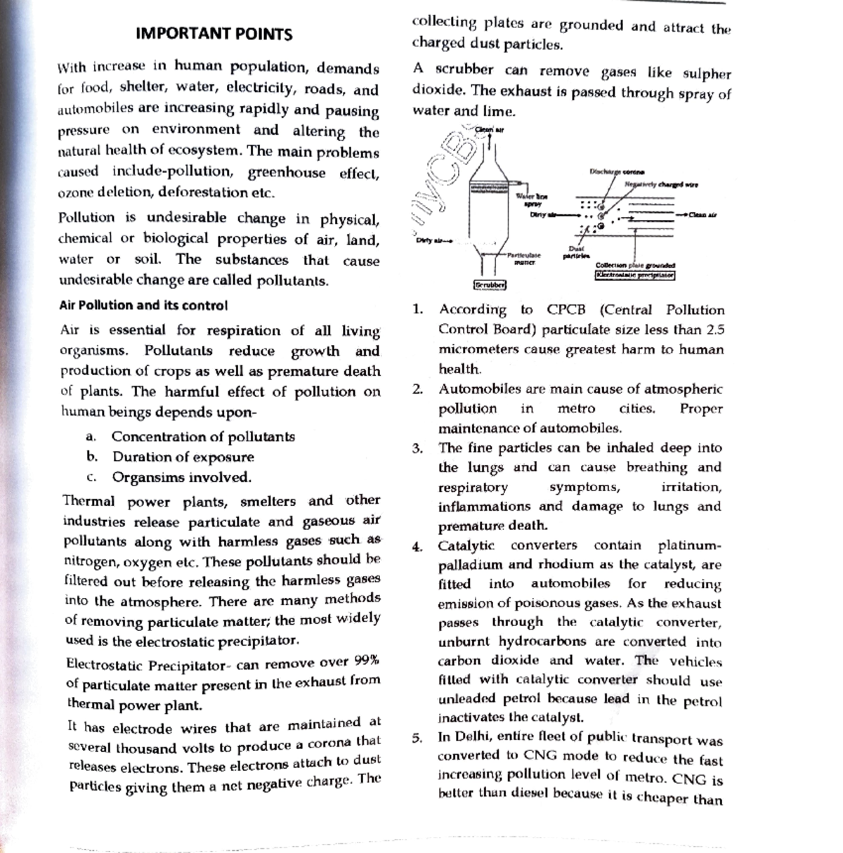 Environmental issues - Simple lecture note and related mcq questions ...