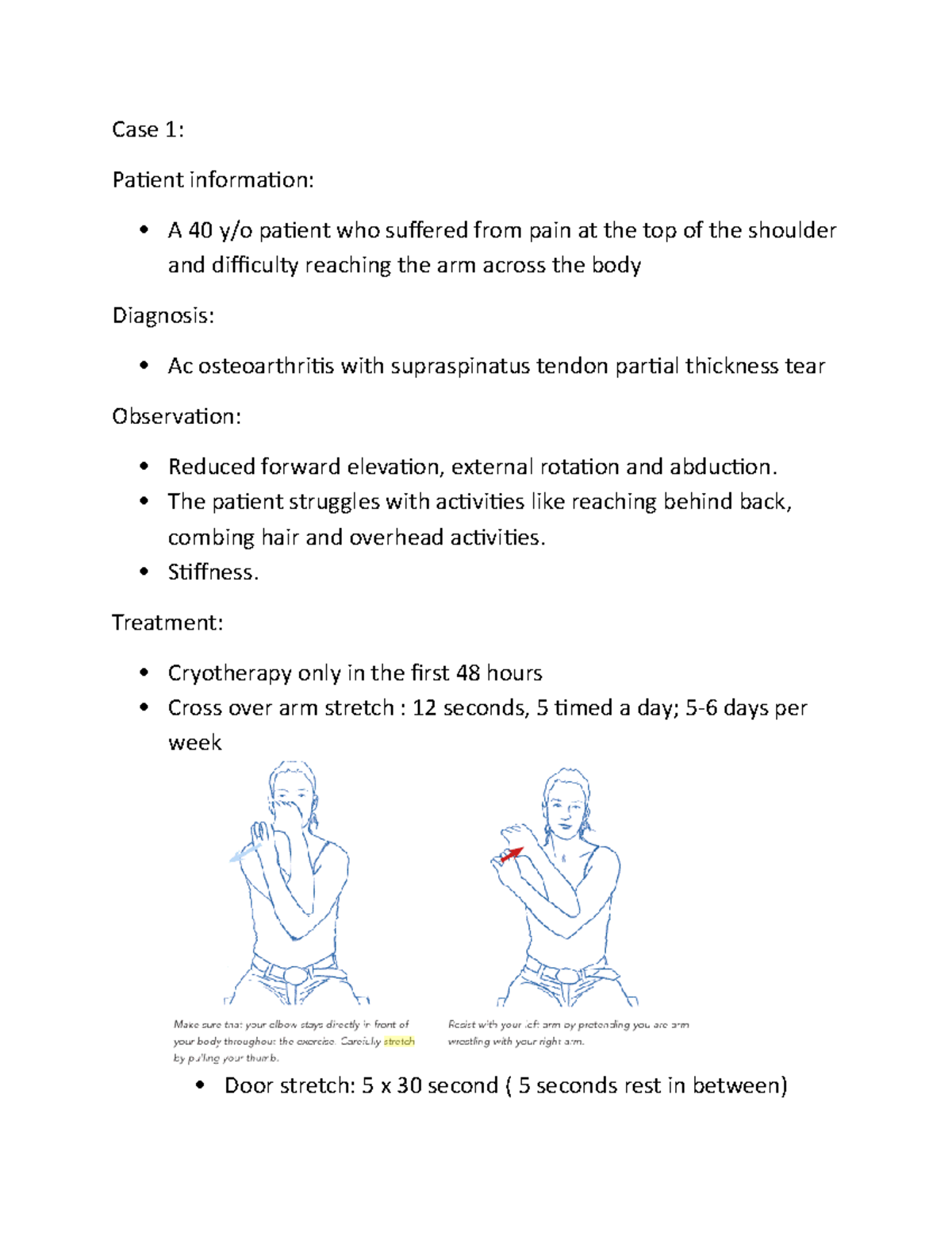 Case 1 ,2 - Physiology - Case 1: Patient information: A 40 y/o patient ...