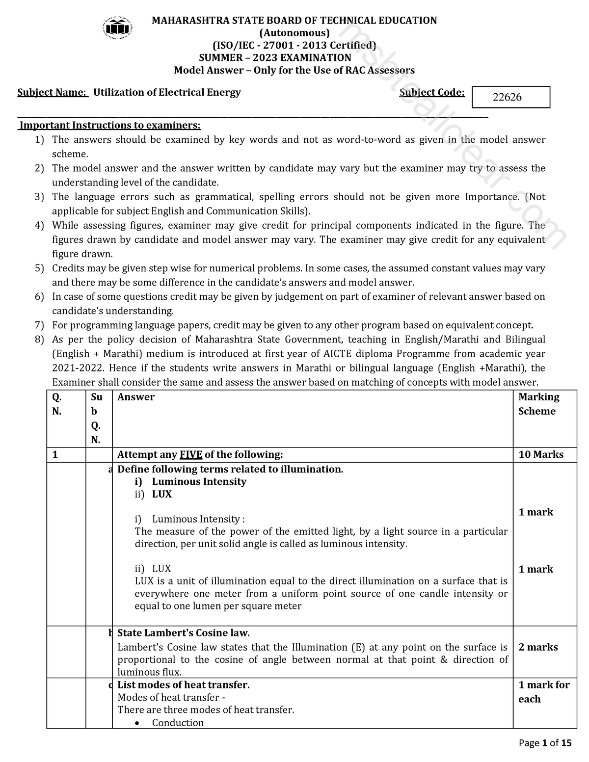 22626 - (Autonomous) (ISO/IEC - 27001 - 2013 Certified) SUMMER – 2023 ...