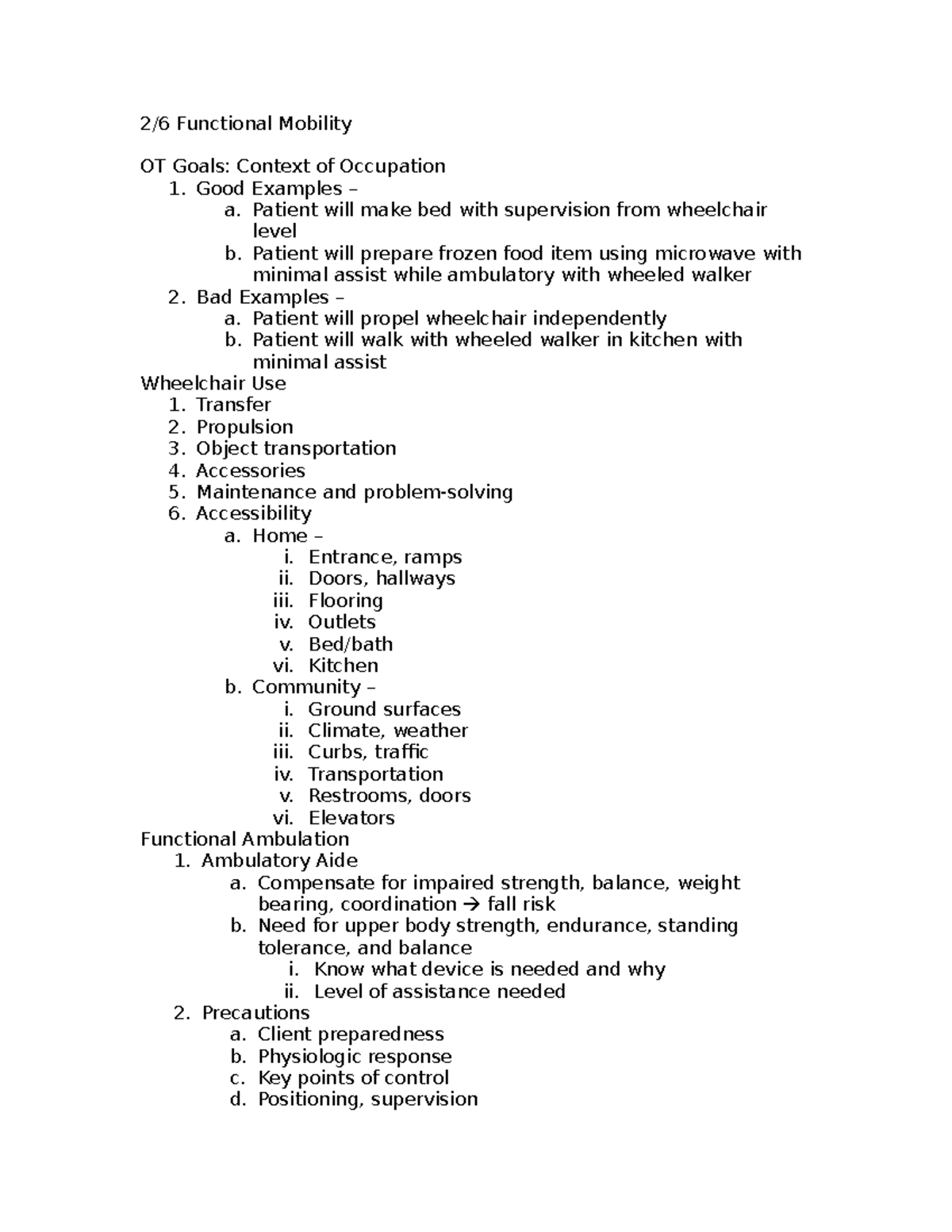 Functional Mobility 2 6 Functional Mobility OT Goals Context Of   Thumb 1200 1553 