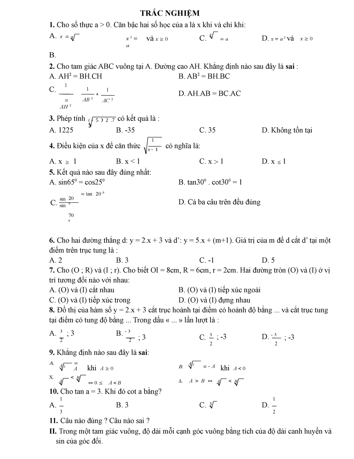 tr-c-nghi-m-c-ng-a-x-5-2-2-1-x-1-a-2-a-2-a-a-3-tr-c