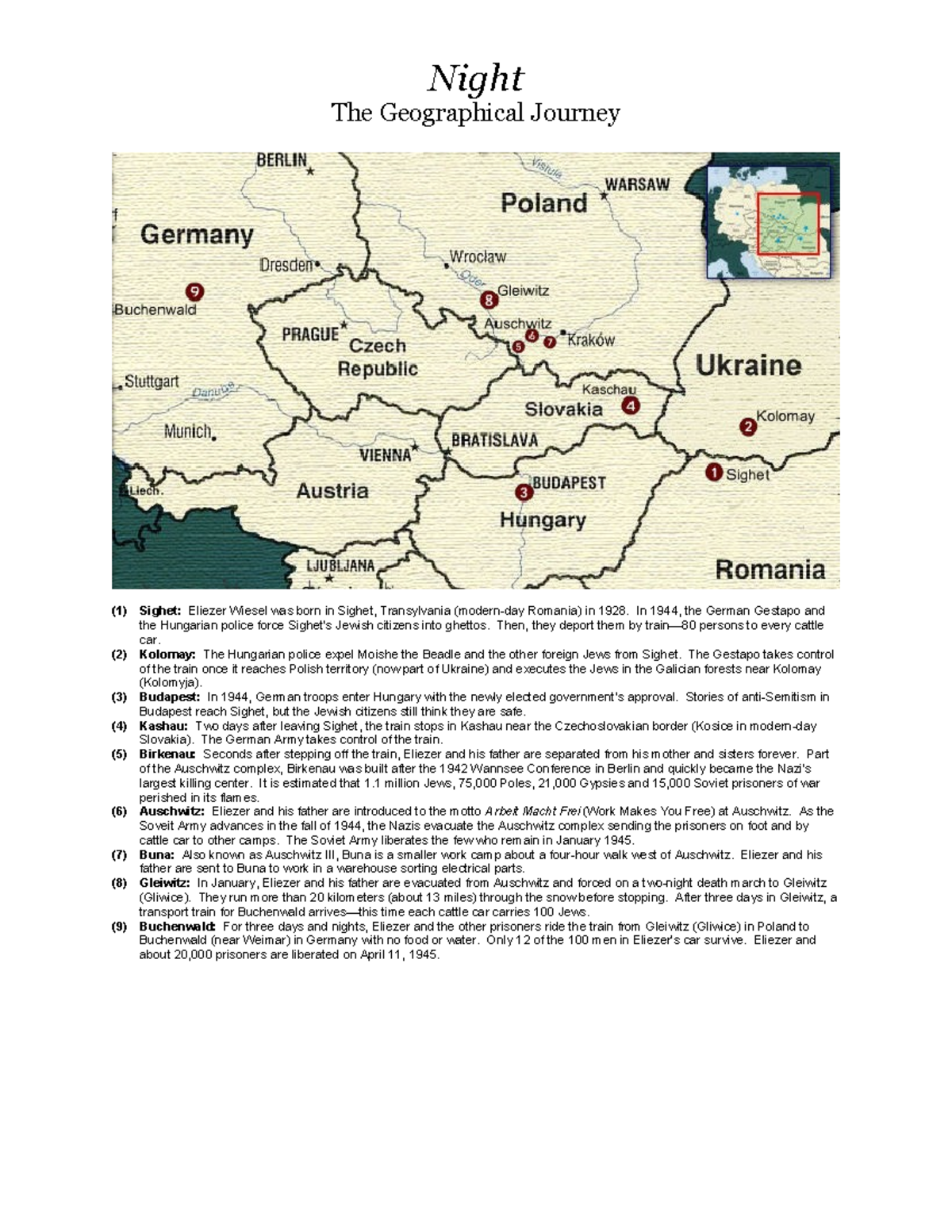 Nightmap - jnnnn - Night The Geographical Journey (1) Sighet: Eliezer ...