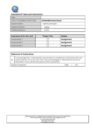 Sithkop 002 Sachin Ranabhat Plan And Cost Basic Menus Assessment 2 ...