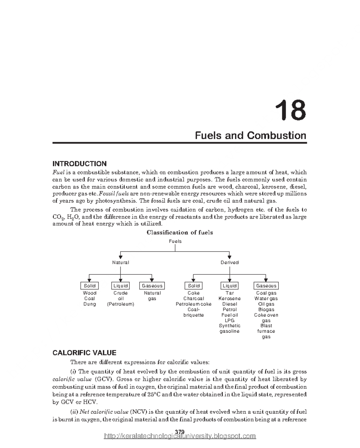 Engineering Chemistry 18 Fuels and Combustion 379 Fuels and