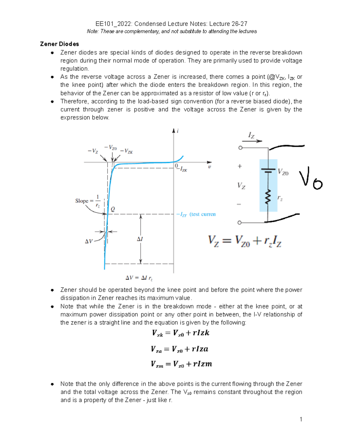 L26-L27 - Professor Narendra Shiradkar class notes Lectures 26-27 ...
