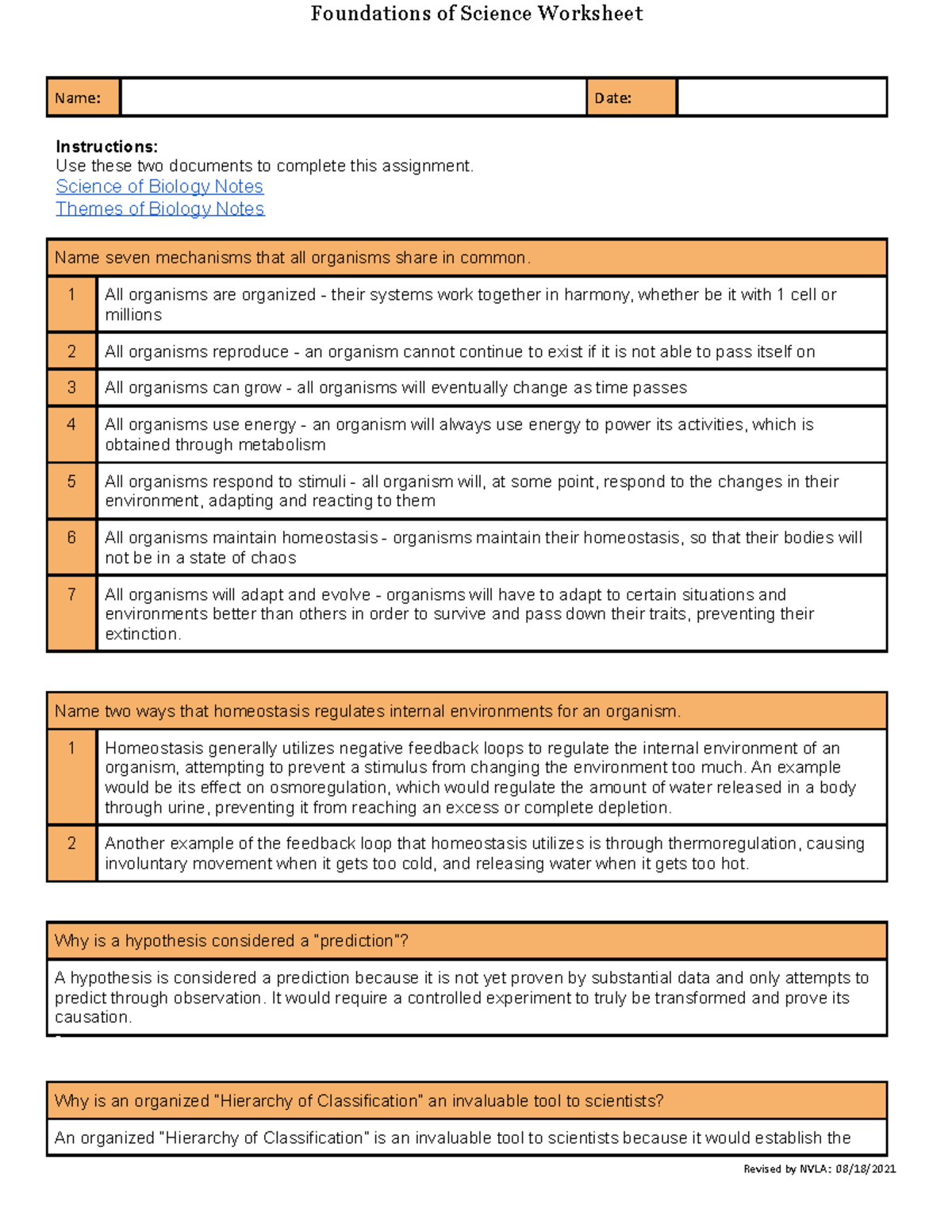 Foundations Review - Foundations of Science Worksheet Name:Date ...