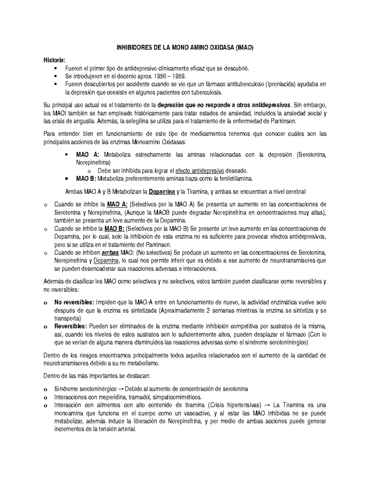 Crisis hipertensiva con maoi Crisis hipertensiva con maoi