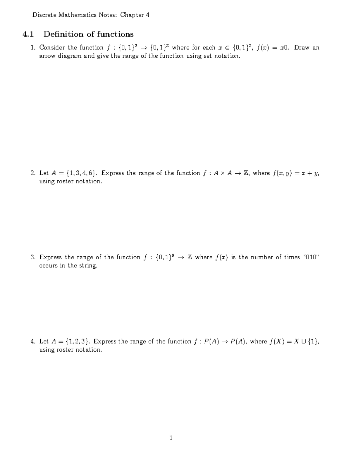 Dizcrete Mathematycs Notes - Chapter 4 - Discrete Mathematics Notes ...