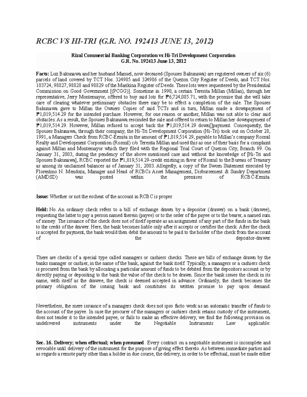 rcbc-vs-hi-case-rcbc-vs-hi-tri-g-no-192413-june-13-2012-rizal