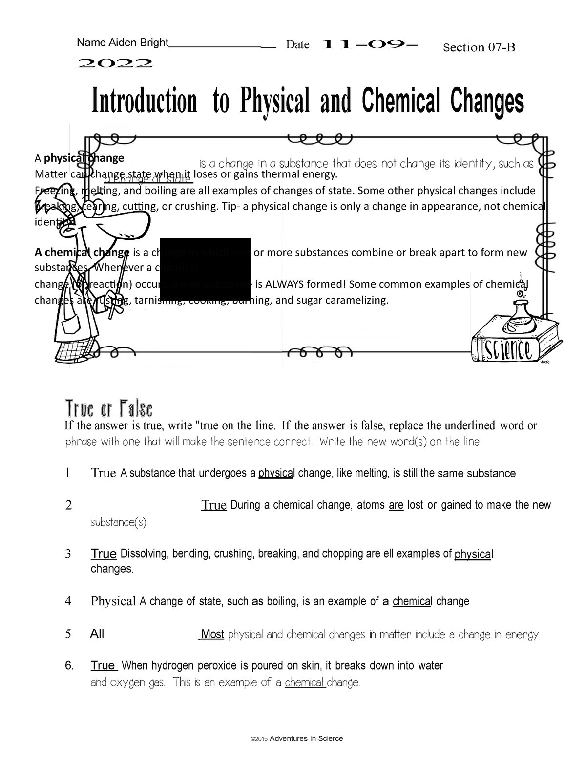 physical-and-chemical-changes-intro-worksheet-a-physical-change-matter-can-change-state-when