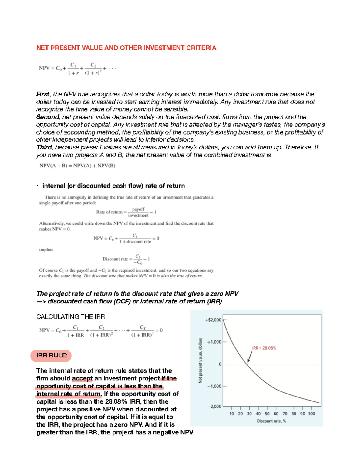 Chapter 5 BOOK 2 - Principles of Corporate Finance - NET PRESENT VALUE ...