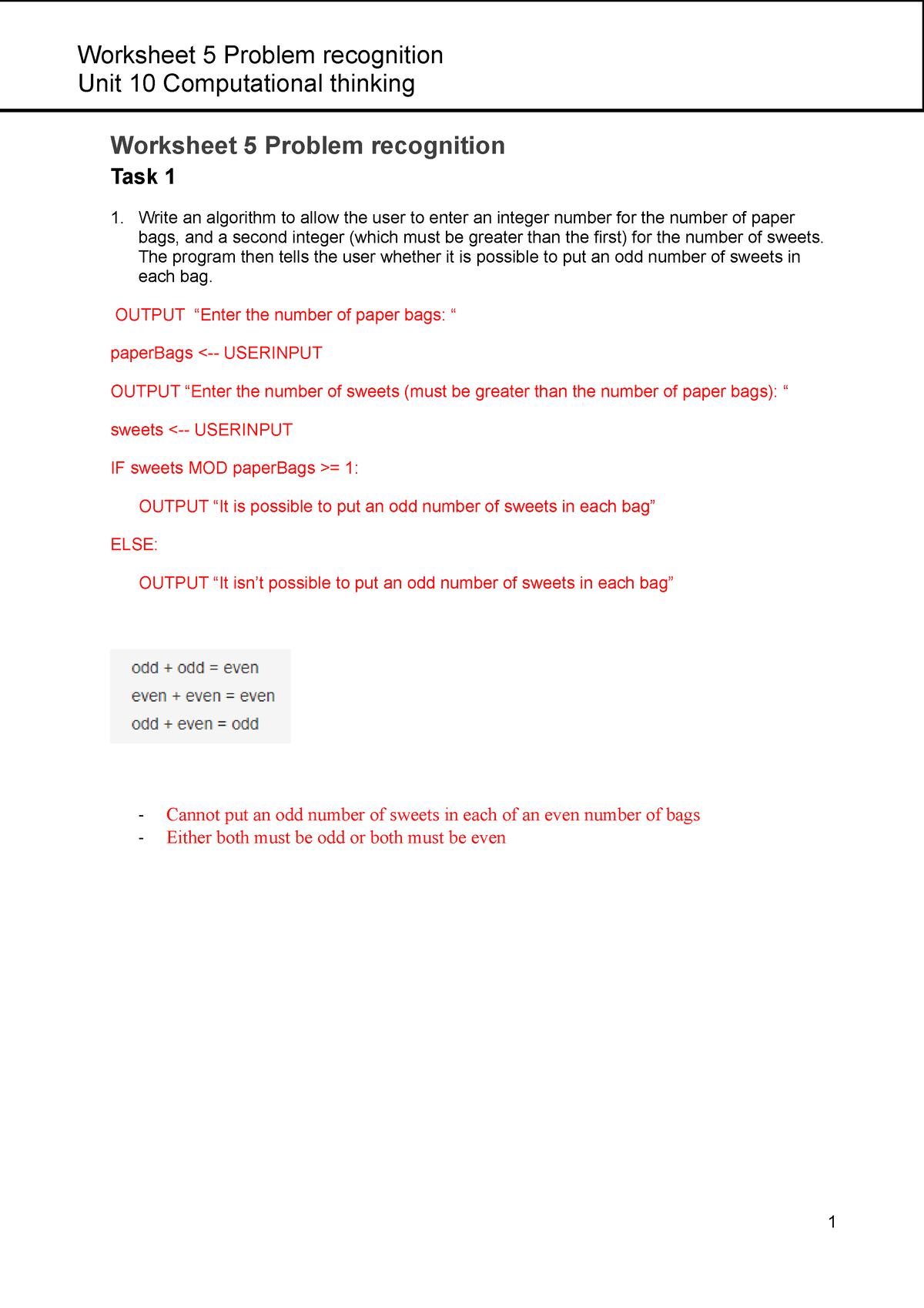 homework 1 computational thinking unit 5 algorithms answers