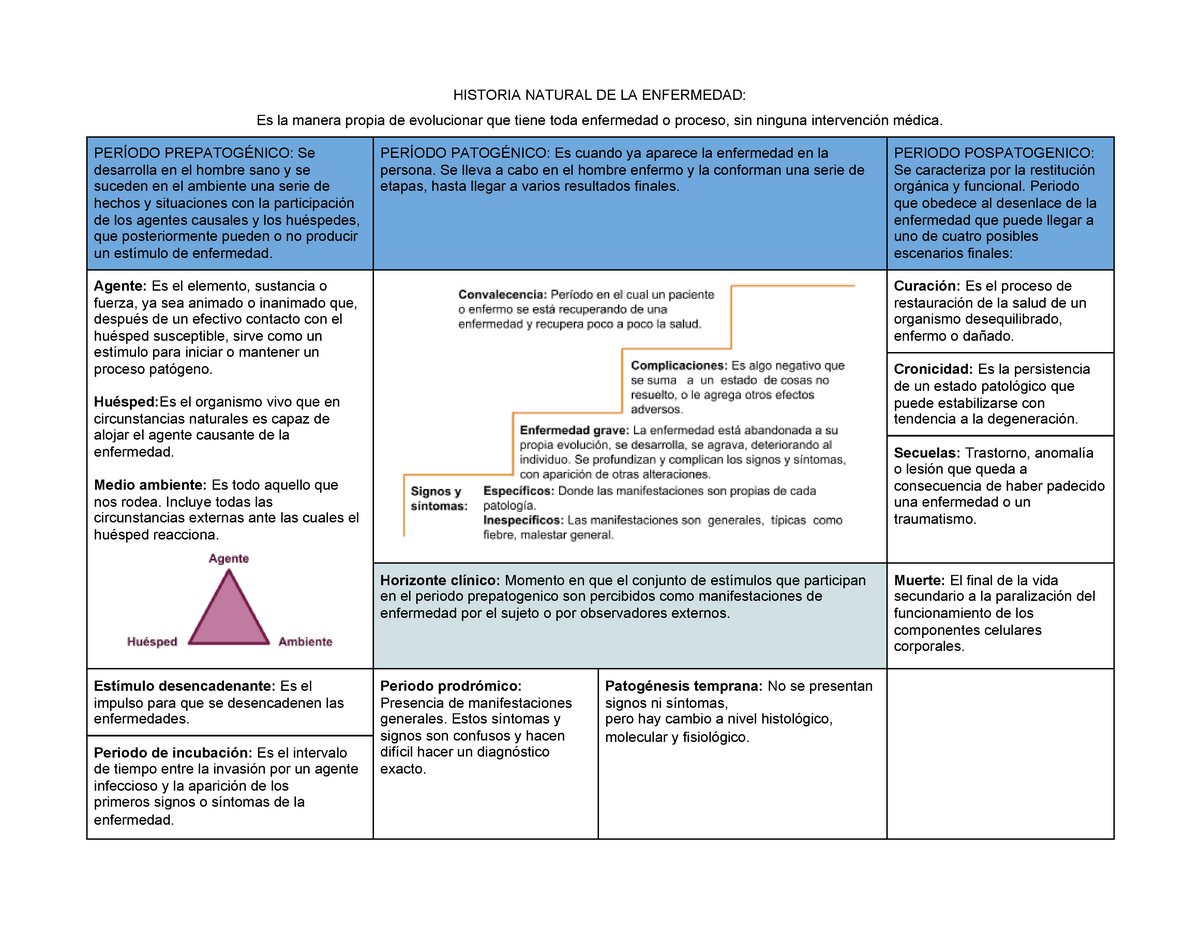 Hne Apuntes Historia Natural De La Enfermedad Historia Natural De Images