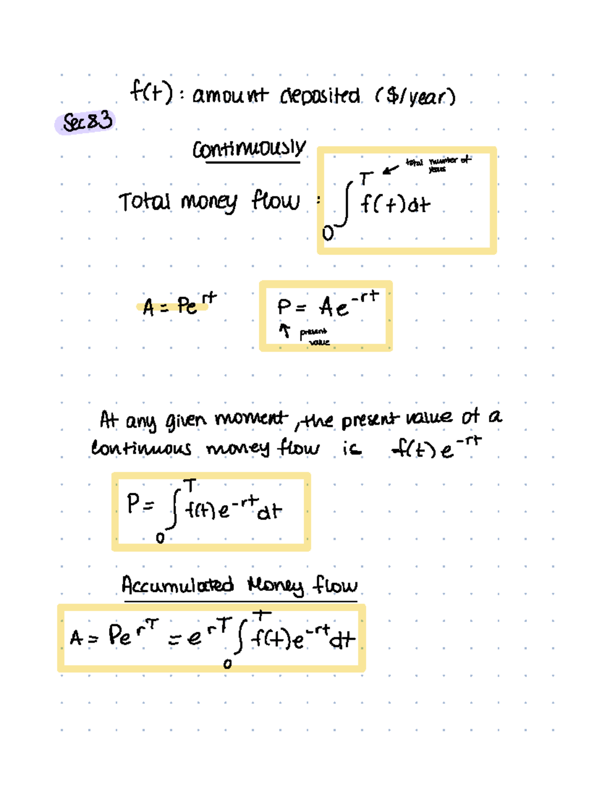 Lec 6 maths deposits - Professor Sharma - f t amount deposited year Sec ...