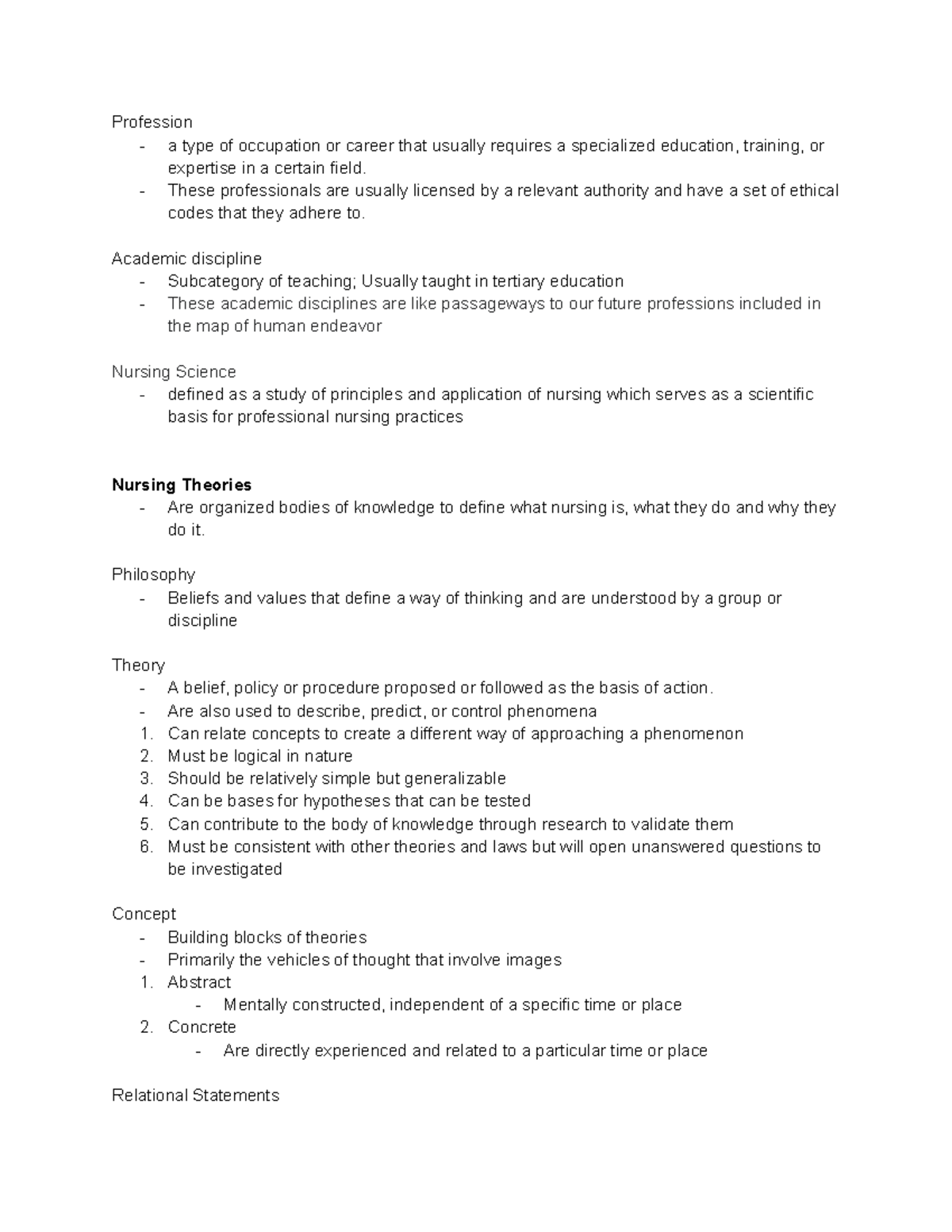 TFN-Midterm-Notes - TFN - Profession a type of occupation or career ...