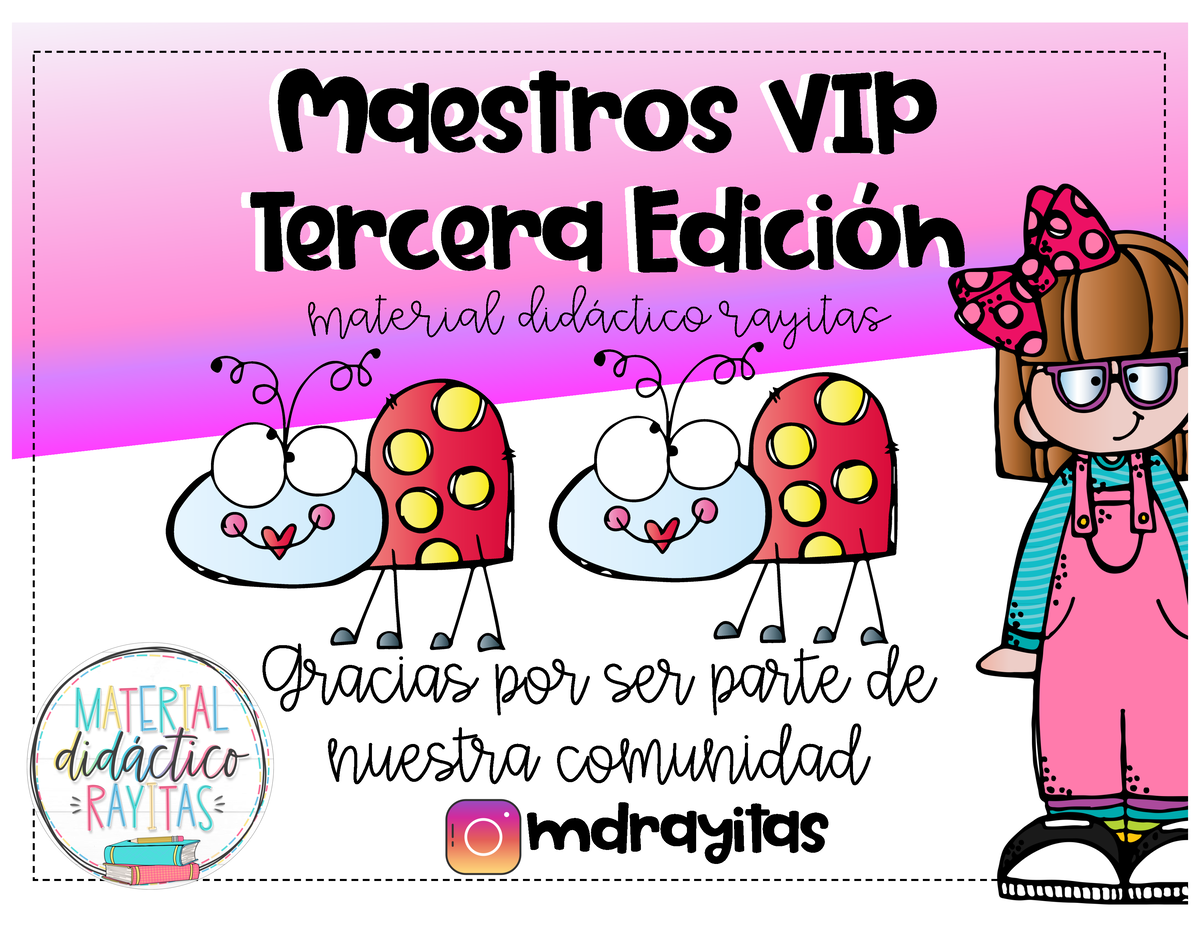 🦄💫cuadernillo Divisiones 120357 Material Didáctico Rayitas Maestros Vip Tercera Edición 8186