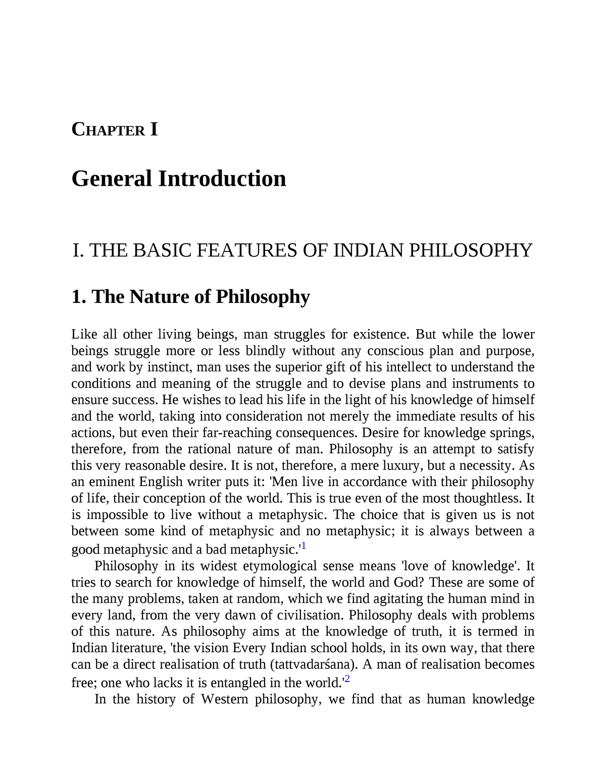 write an essay on indian concept of philosophy