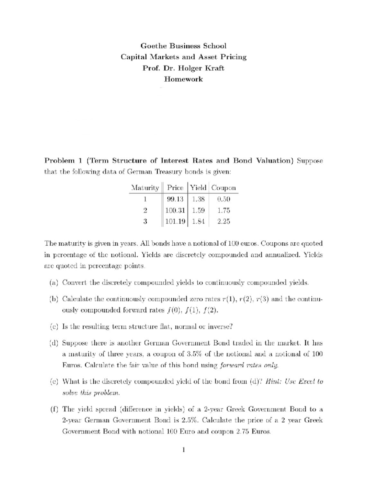 CMAP Homework - Goethe Business School Capital Markets and Asset ...