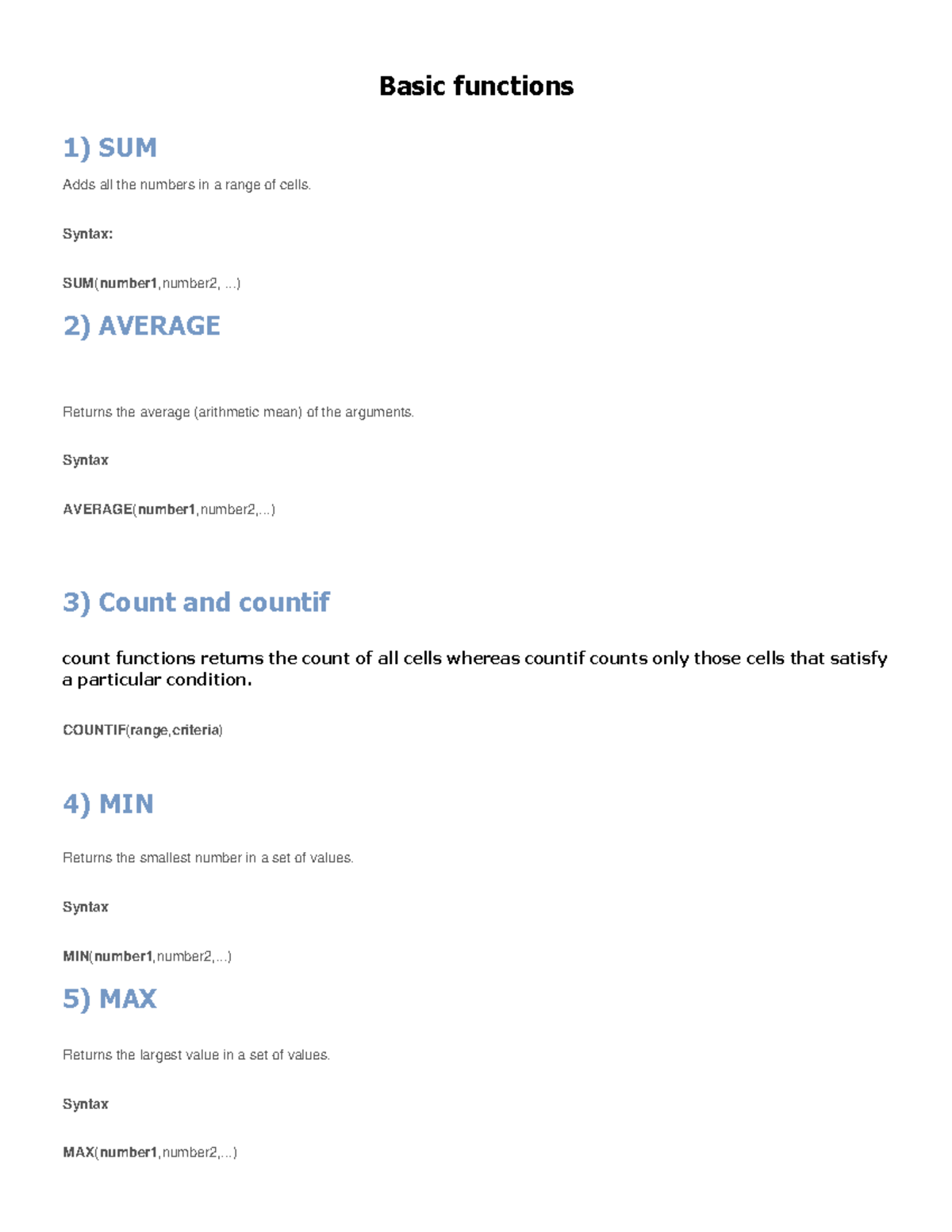 excel-functions-basic-functions-1-sum-adds-all-the-numbers-in-a