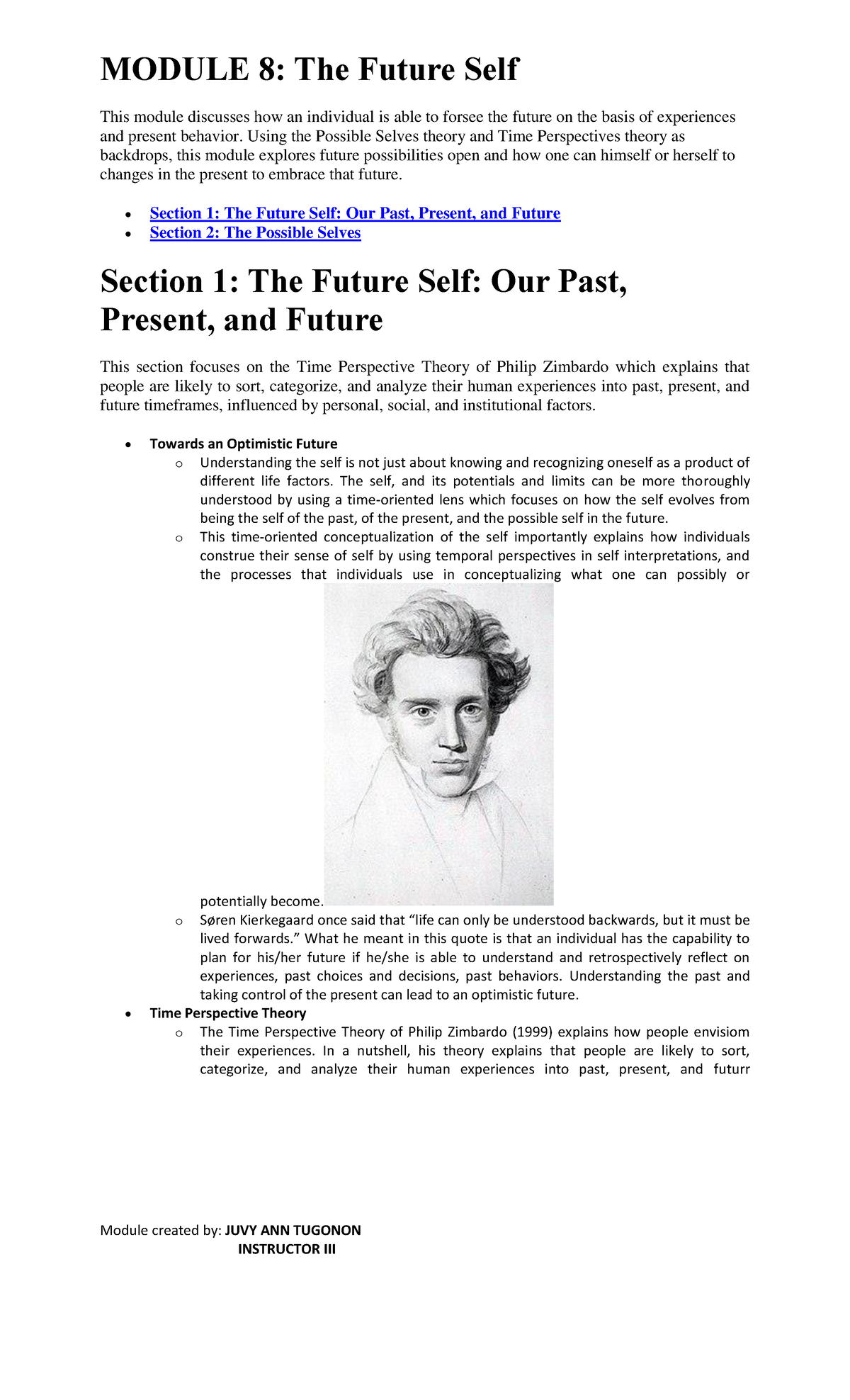 Module 8 - THIS IS A DESCRIPTION - Module created by: JUVY ANN TUGONON ...