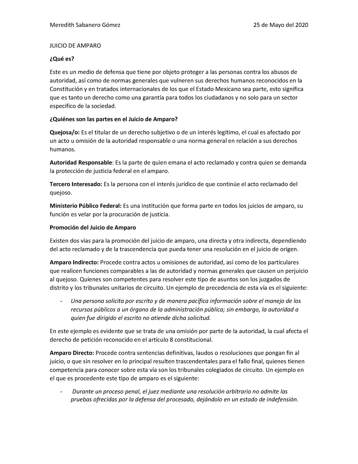 juicio de amparo pdf son apuntes que llevé de esa clase en conjunto